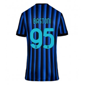 Lacne Ženy Futbalové dres Inter Milan Alessandro Bastoni #95 2025-26 Krátky Rukáv - Domáci Lacne Ženy Futbalové dres Inter Milan Alessandro Bastoni #95 2025-26 Krátky Rukáv - Domáci